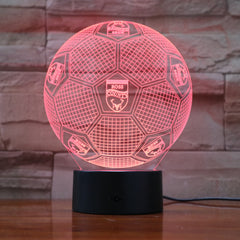 Football 14 - 3D Optical Illusion LED Lamp Hologram