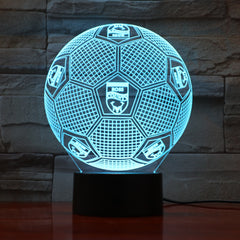 Football 14 - 3D Optical Illusion LED Lamp Hologram