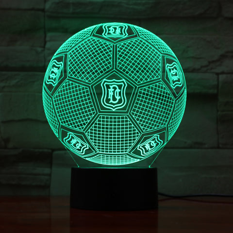 Football 15 - 3D Optical Illusion LED Lamp Hologram