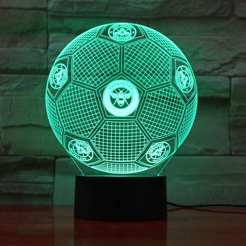 Football 16 - 3D Optical Illusion LED Lamp Hologram