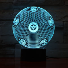Football 16 - 3D Optical Illusion LED Lamp Hologram