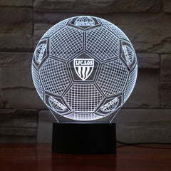 Football 17 - 3D Optical Illusion LED Lamp Hologram