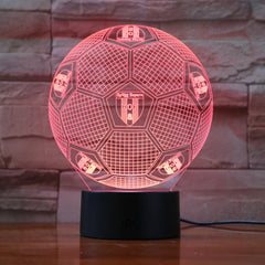 Football 18 - 3D Optical Illusion LED Lamp Hologram