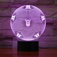 Football 18 - 3D Optical Illusion LED Lamp Hologram