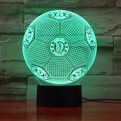 Football 20 - 3D Optical Illusion LED Lamp Hologram