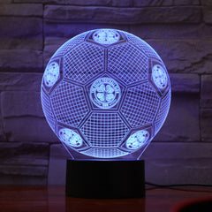 Football 24 - 3D Optical Illusion LED Lamp Hologram