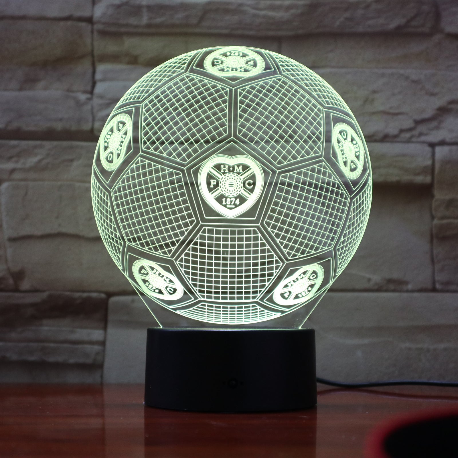 Football 25 - 3D Optical Illusion LED Lamp Hologram
