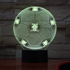 Football 26 - 3D Optical Illusion LED Lamp Hologram