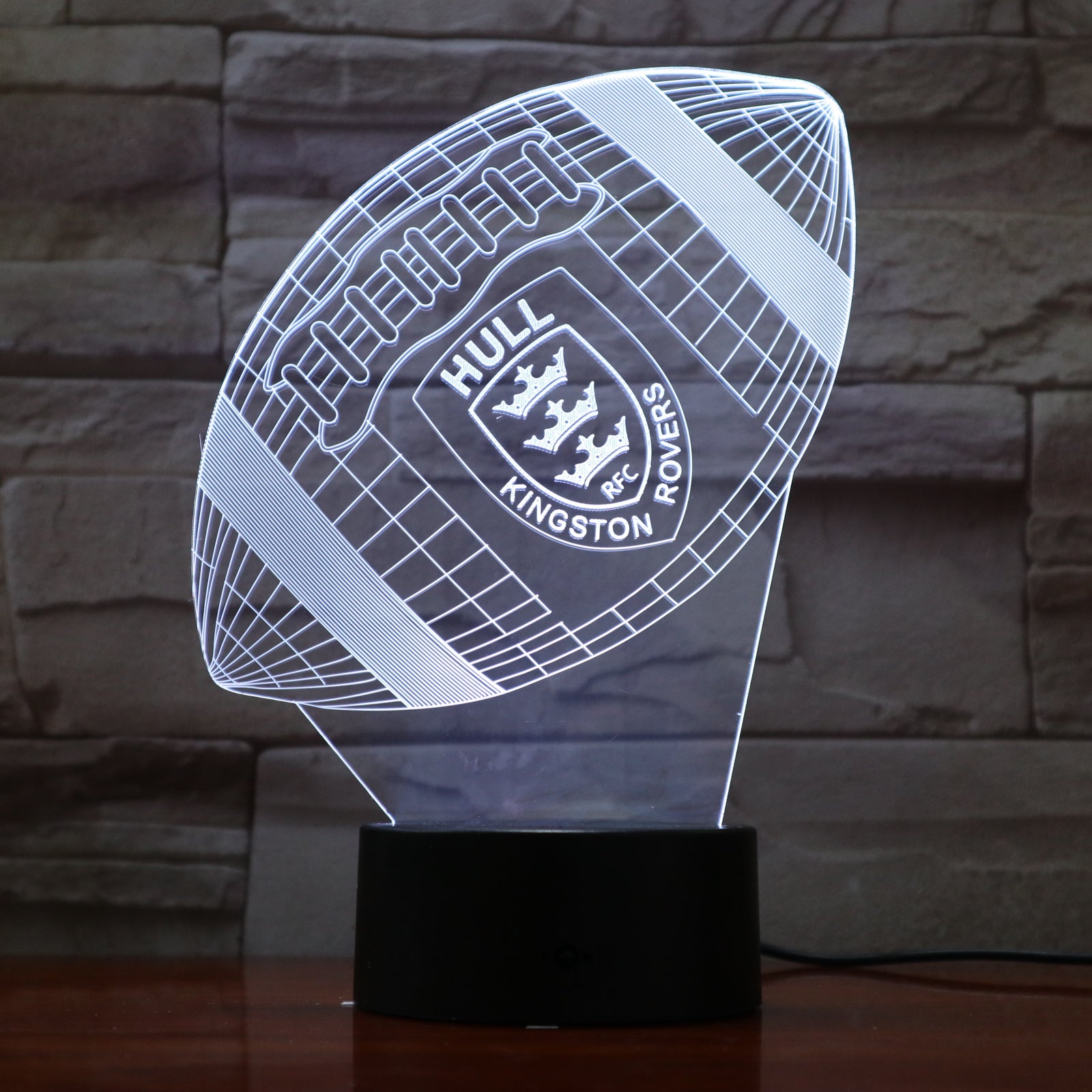 American Football 10 - 3D Optical Illusion LED Lamp Hologram