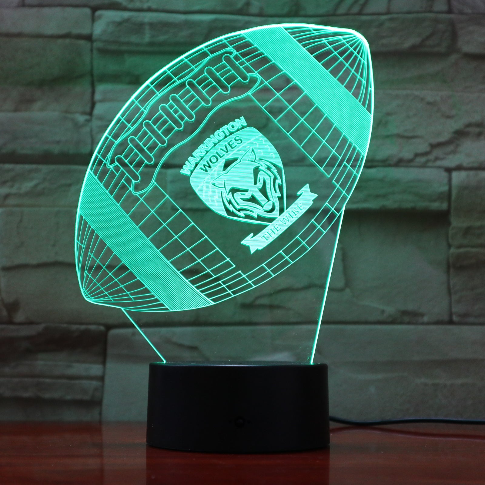 American Football 7 - 3D Optical Illusion LED Lamp Hologram