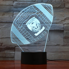American Football 7 - 3D Optical Illusion LED Lamp Hologram