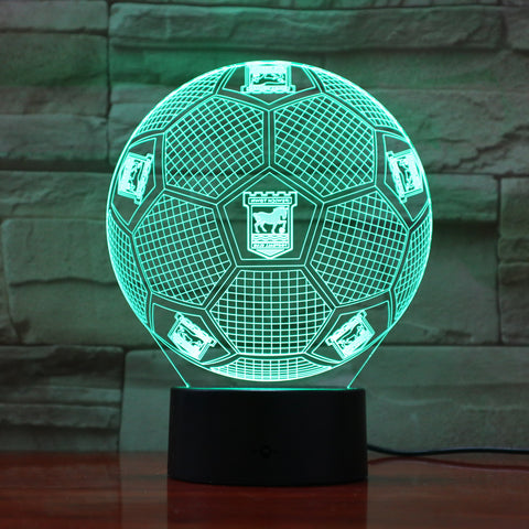 Football 1 - 3D Optical Illusion LED Lamp Hologram