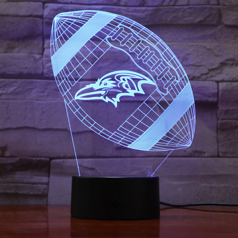American Football 2 - 3D Optical Illusion LED Lamp Hologram
