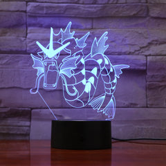 Dinosaur Dragon Horn Lamp 3D USB LED Colors Night Light Animal Office Table Lighting Holiday Decor Kid Toy Birthday Gift 830