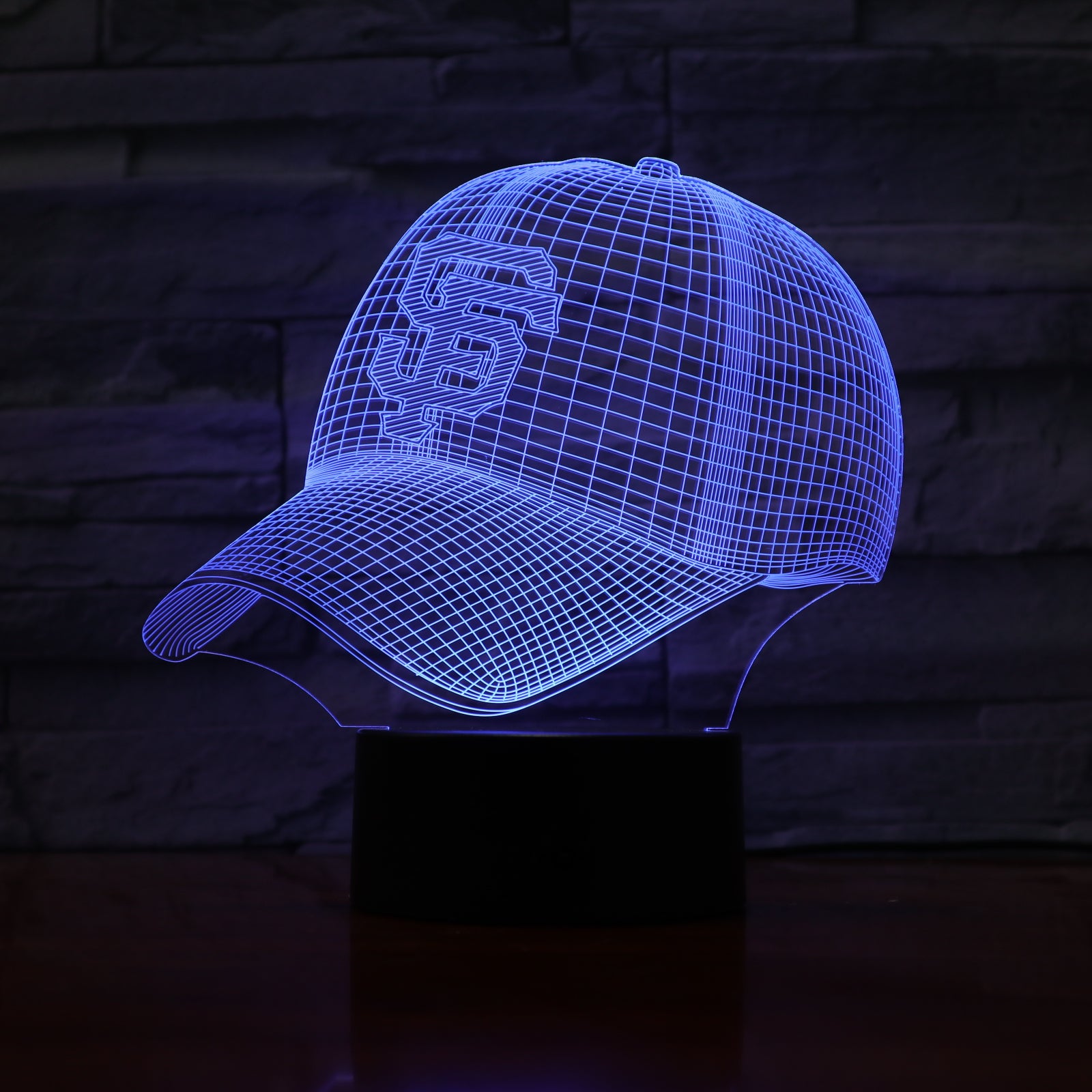 Cap - 3D Optical Illusion LED Lamp Hologram