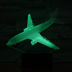 Plane - 3D Optical Illusion LED Lamp Hologram