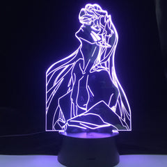 Anime Led Light Inuyasha Sesshomaru for Kids Bedroom Decor Night Light Brithday Gift Manga Inuyasha Room Desk 3d Lamp Acrylic