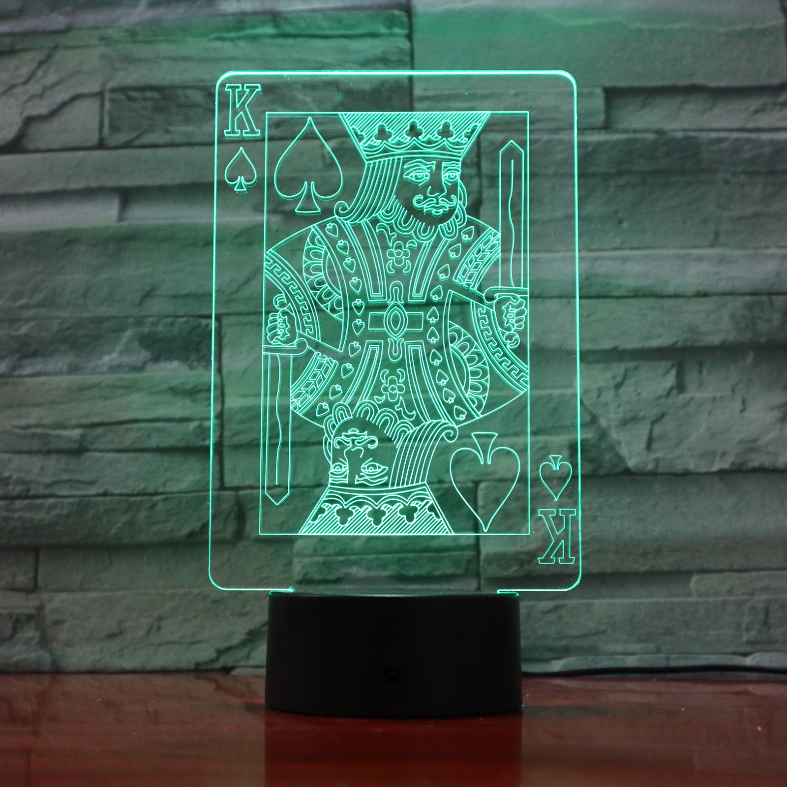 Card deck - 3D Optical Illusion LED Lamp Hologram