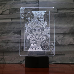 Card deck - 3D Optical Illusion LED Lamp Hologram
