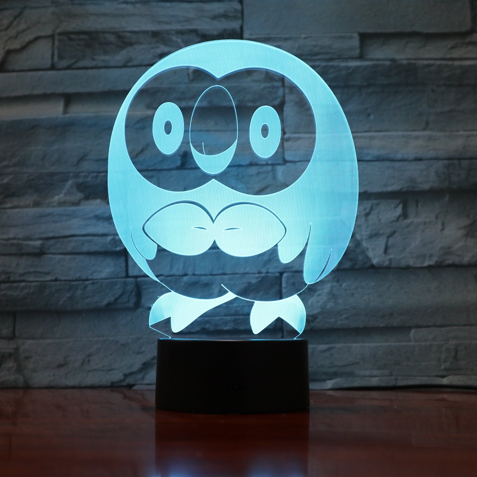 Cartoon Lovely Owl 3D Lamp Acrylic LED Animal Bird Night Light Lamp Baby Sleepping Atmosphere lamp Bedroom Light 841