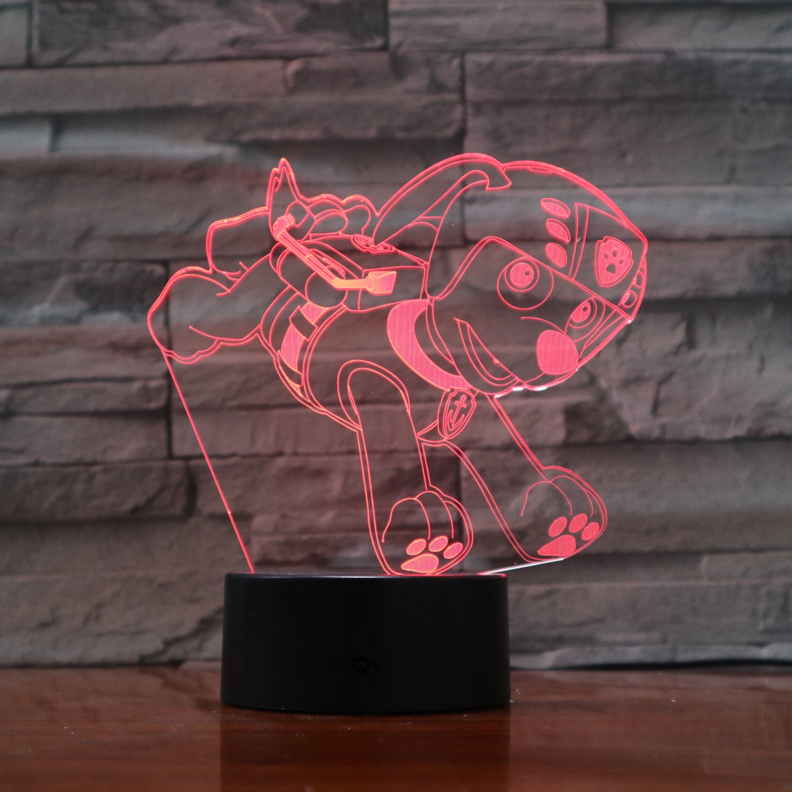 Dog 5 - 3D Optical Illusion LED Lamp Hologram