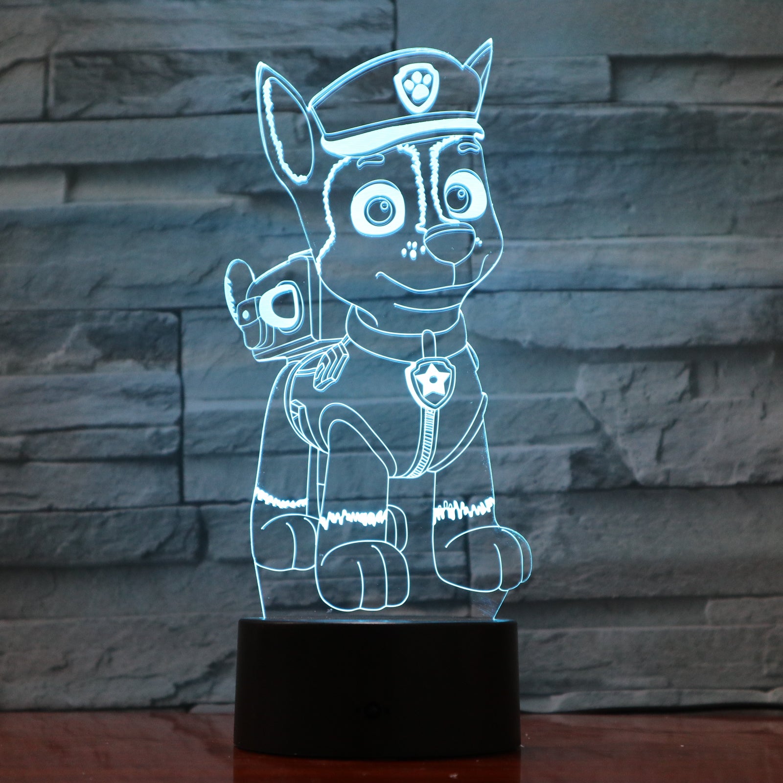Dog 3 - 3D Optical Illusion LED Lamp Hologram