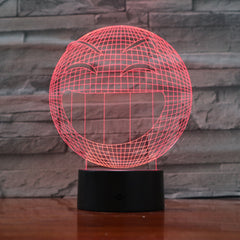Smile - 3D Optical Illusion LED Lamp Hologram