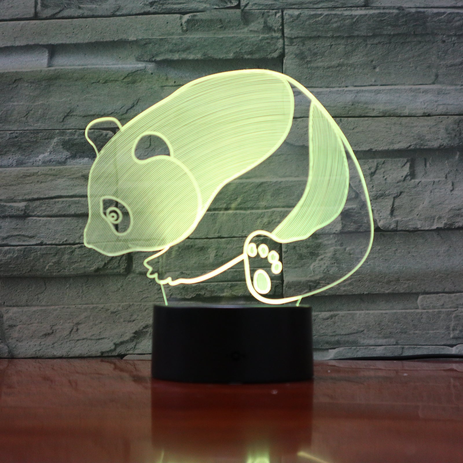 Panda - 3D Optical Illusion LED Lamp Hologram