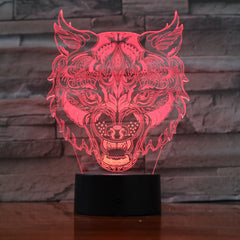 Tiger - 3D Optical Illusion LED Lamp Hologram