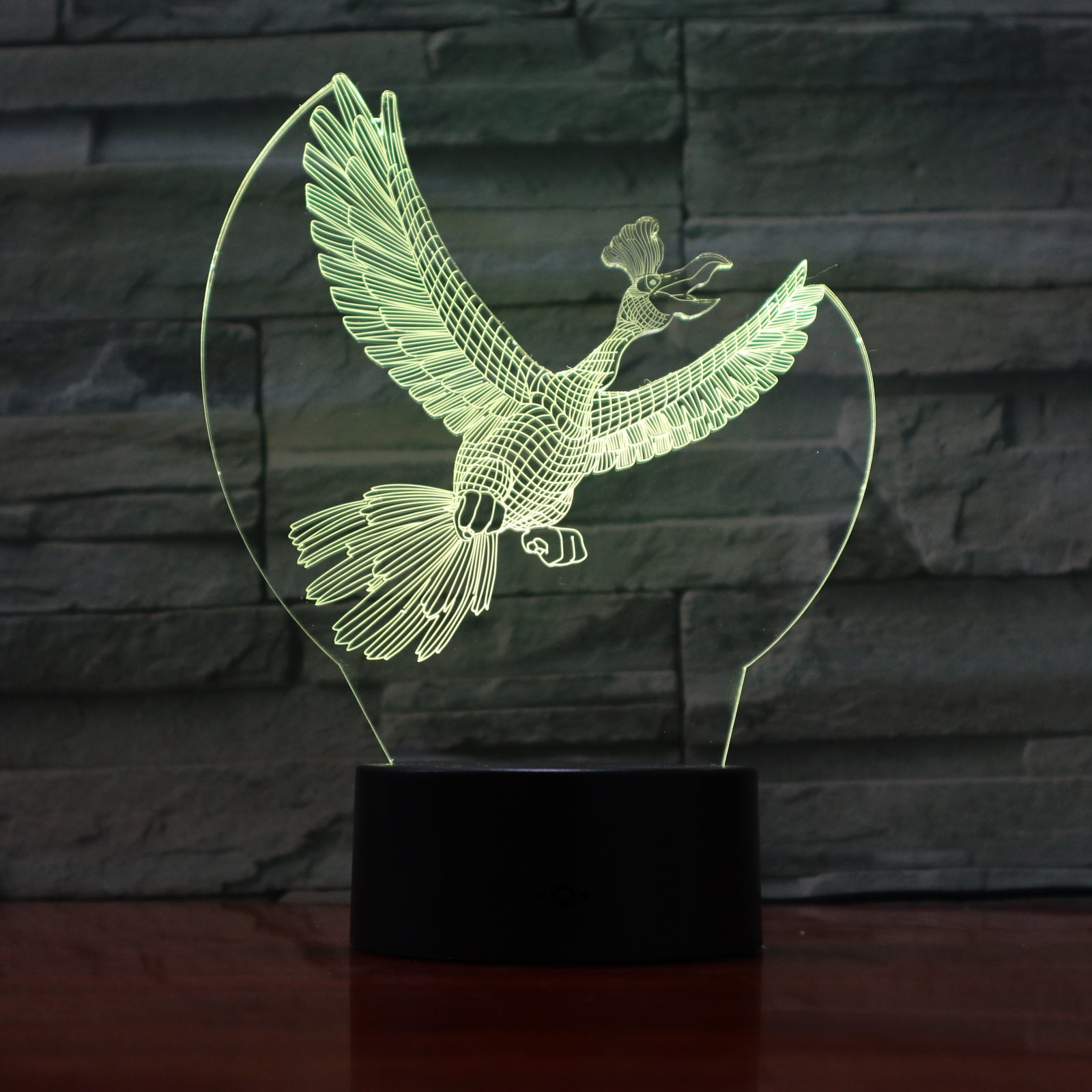 Bird 1 - 3D Optical Illusion LED Lamp Hologram