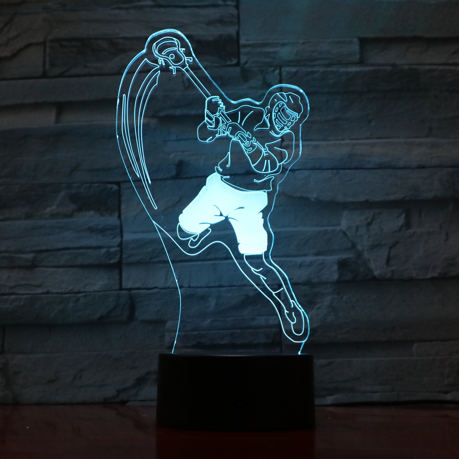 Lacrosse - 3D Optical Illusion LED Lamp Hologram – The 3D Lamp®