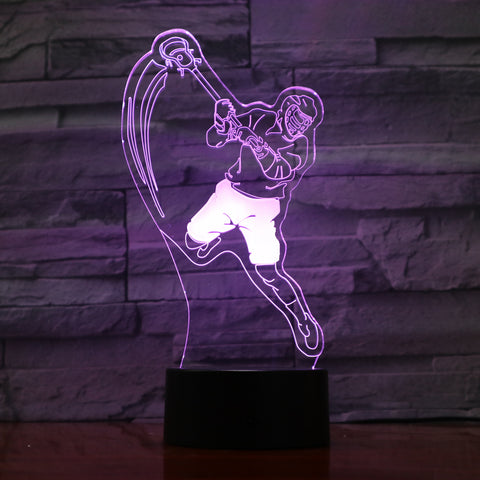Lacrosse - 3D Optical Illusion LED Lamp Hologram