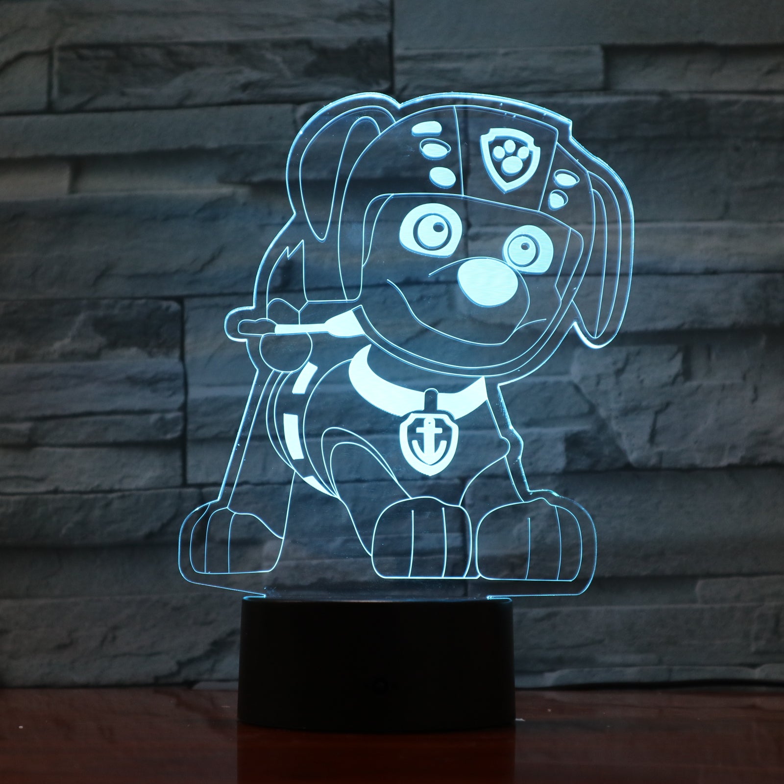 Dog 6 - 3D Optical Illusion LED Lamp Hologram