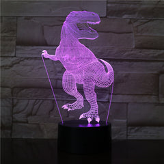 Dinosaur 3D Light 7 Color Led Night Lamps For Kids Touch Led Usb Table Lampara Lamp Baby Sleeping light Office Light AW-2772
