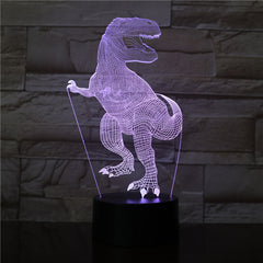 Dinosaur 3D Light 7 Color Led Night Lamps For Kids Touch Led Usb Table Lampara Lamp Baby Sleeping light Office Light AW-2772
