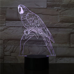 3D Night Lamp Bird branches Decor Atmosphere Night Light Desk Table 7 Color Change Lava Lampara RGB Kid Toys Holiday Gift 2811