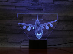 Plane 1 - 3D Optical Illusion LED Lamp Hologram