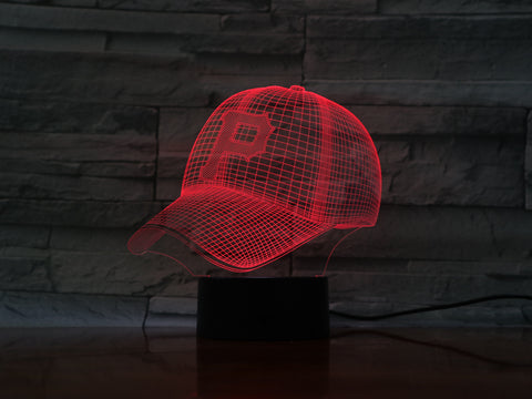 Cap 2 - 3D Optical Illusion LED Lamp Hologram