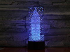 Big Ben - 3D Optical Illusion LED Lamp Hologram