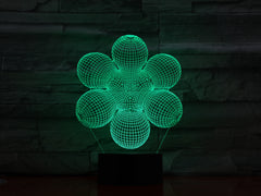 Abstract 3 - 3D Optical Illusion LED Lamp Hologram