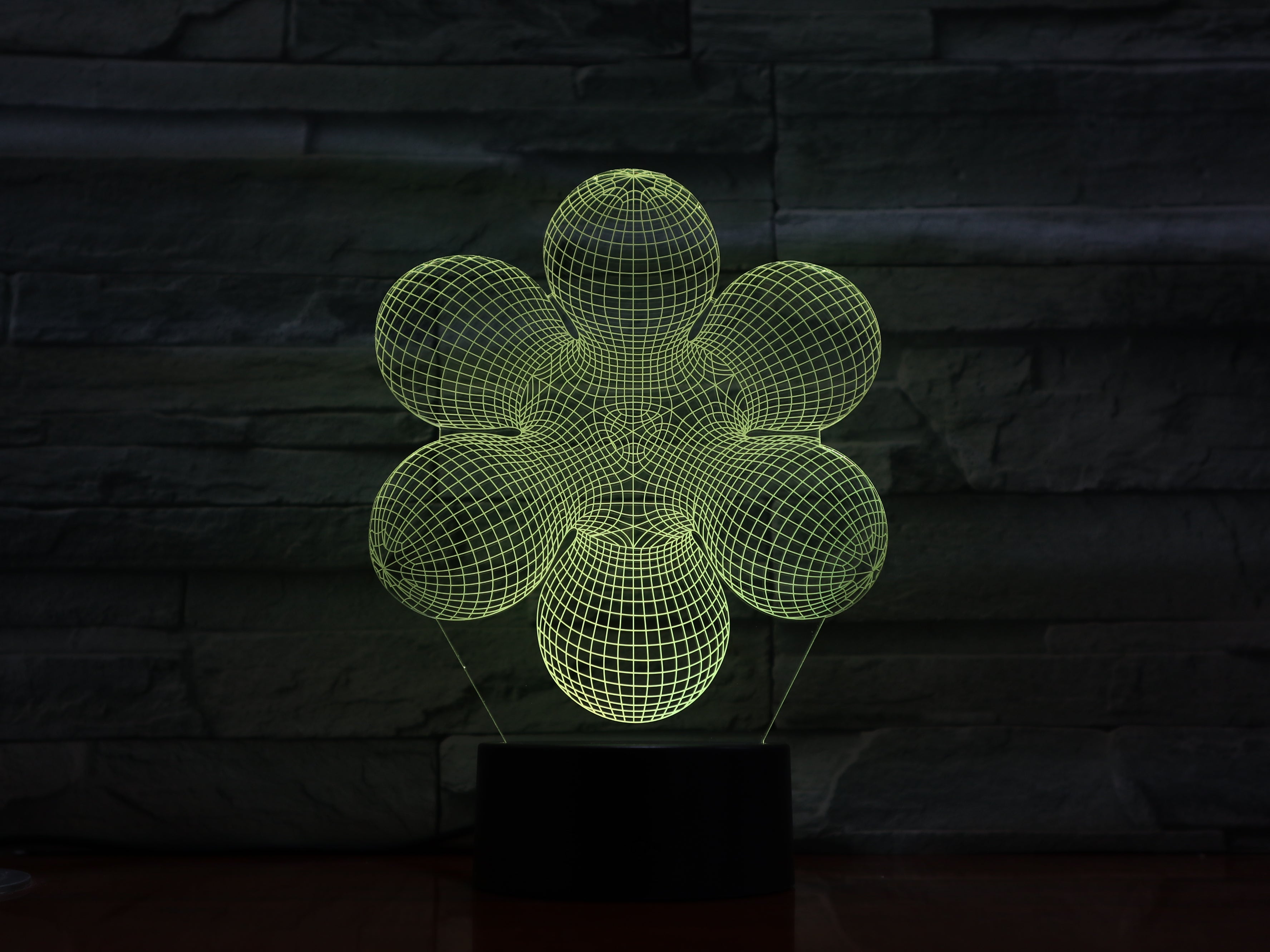 Abstract 3 - 3D Optical Illusion LED Lamp Hologram