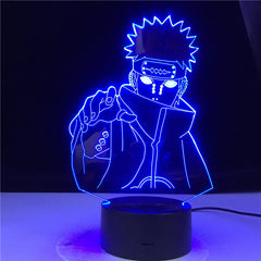 Six Paths of Pain Naruto Nagato Figure Kids Night Light Led Colors Changing Child Bedroom Nightlight Birthday Gift Table Lamp