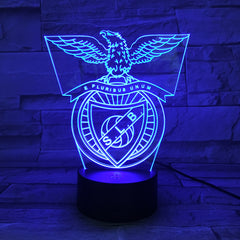 Benfica- 3D Optical Illusion LED Lamp Hologram
