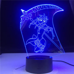 Eater Maka Albarn Anime Soul Figure Kids Led Night Light for Home Decoration Girls Room Bedside Desk 3d Lamp Gift Color Changing