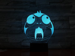 Cartoon Owl 3D Night Light Lovely Animal Bird Acrylic LED Baby Sleepping Atmosphere Table Bedroom Light As Kids Toy Gifts 1343