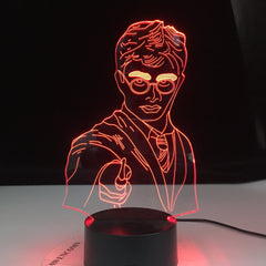 HOGWARTS Magic School Emblem Logo 3D illusion LED Night Light Mood Desk Lamp Home Decor Kids Cool Movie Fans Toy Gift Dropship