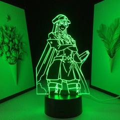 Akame Ga Kill Anime 3D Lamp Esdeath LED Night Light for Birthday Gift Room Decor Nightlight Manga Esdeath Figure Neon Light