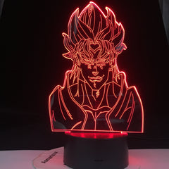Acrylic Night Lamp Anime JoJos Bizarre Adventure for Bedroom Decor Light Touch Sensor Colorful Table Led Night Light Dio Figure
