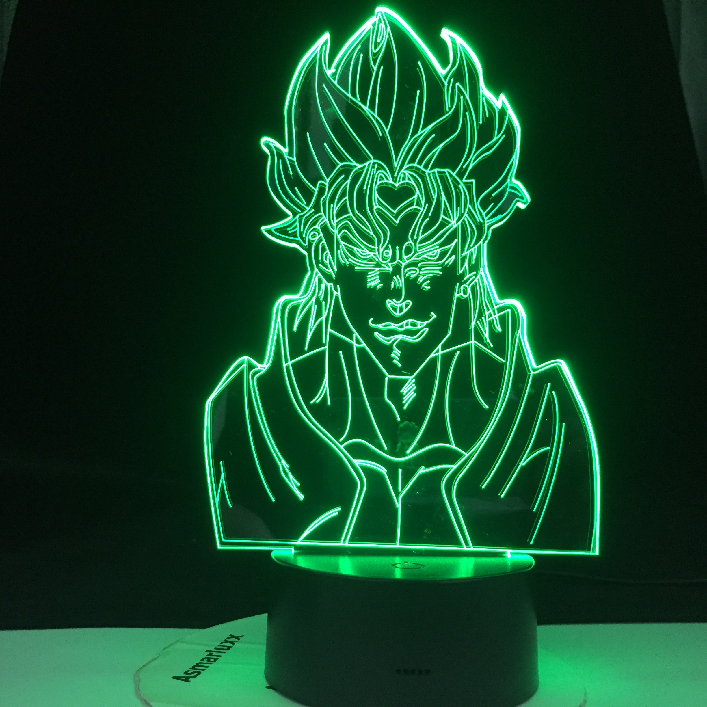 Acrylic Night Lamp Anime JoJos Bizarre Adventure for Bedroom Decor Light Touch Sensor Colorful Table Led Night Light Dio Figure