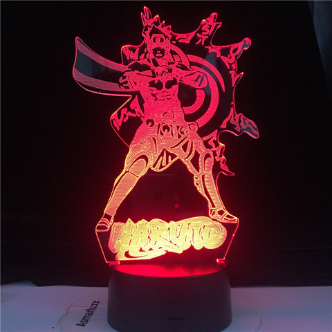 Anime Naruto Uzumaki Led Night Light 7 Sasuke Kakashi Hatake Kids Night Light Itachi Uchiha 3d Lamp Child Xmas Gift